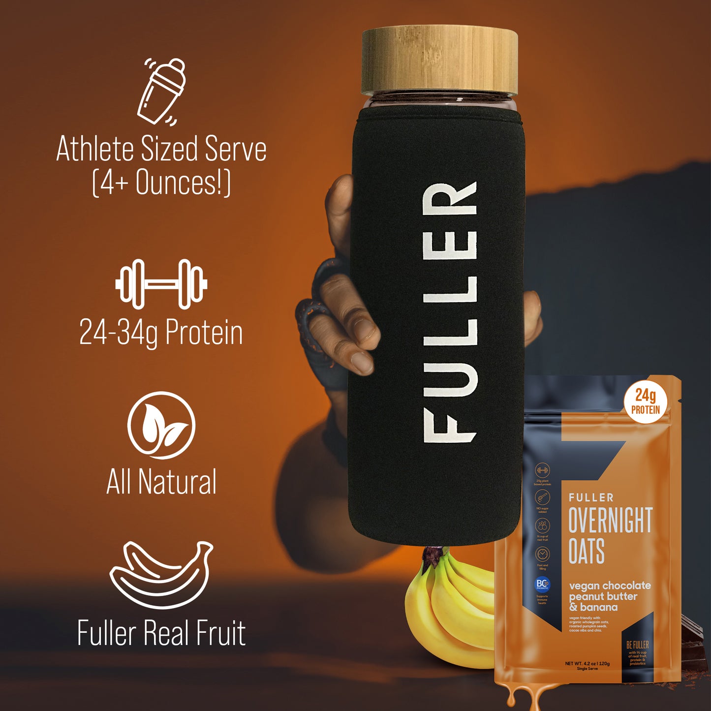 Shaker Bottle + 6 Pack